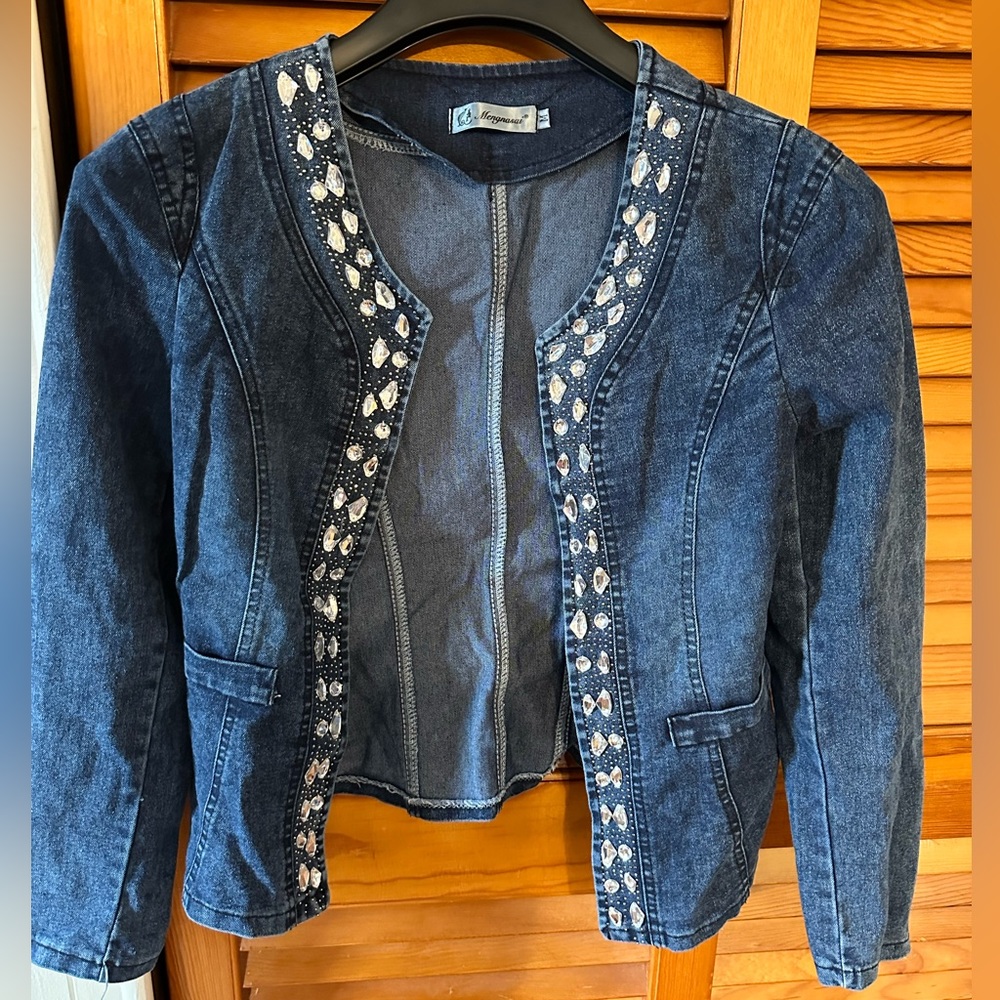 Beautiful Bling Jean Jacket